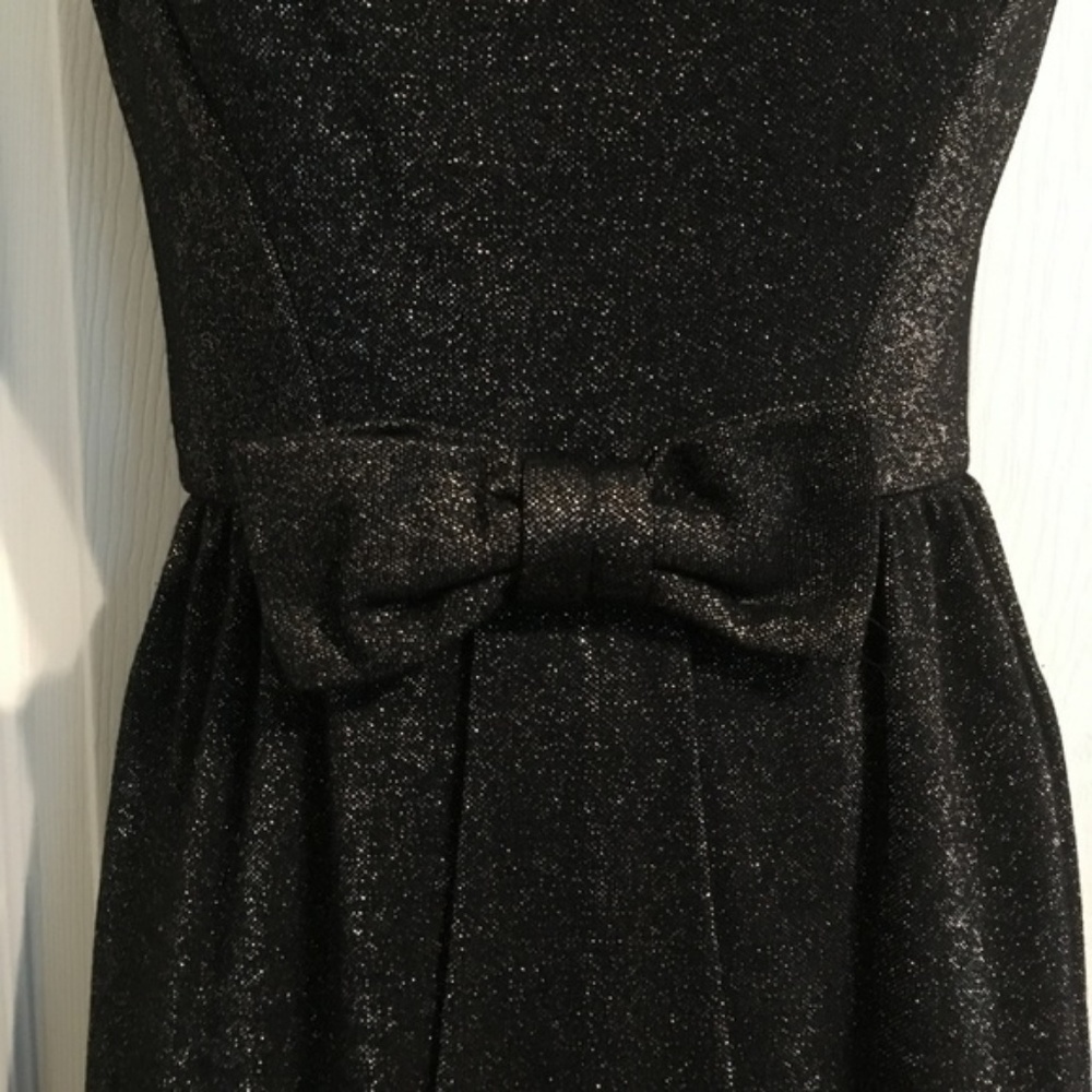 🥂✨ Sparkly Vintage Dress w Bow ✨ - Picture 7 of 12